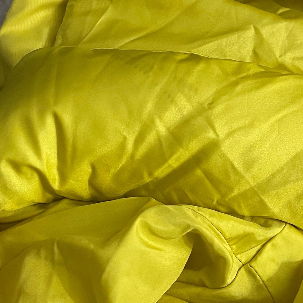 Women Winter Hooded Quilted Light Portable Down Coat Yellow Outerwear Size S/M - Picture 13 of 16